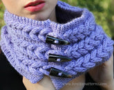 Knit- Look Braid Stitch Cowl - Bonita Patterns